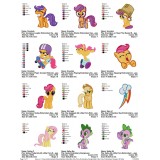 Collection My Little Pony Embroidery Designs 09